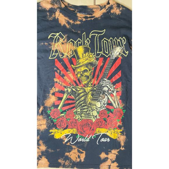 Chemistry Rock Tour World Tour T-Shirt Black Tie Dye 100% Cotton Size XL - Picture 3 of 5